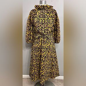 412 Style Lab Leopard Print High Neck Dress Size 16